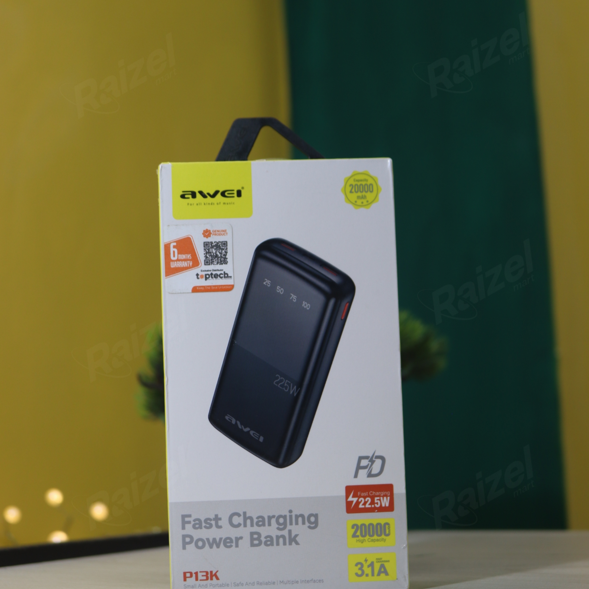 Awei P13K 20000mAh Fast Charging Power Bank