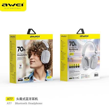 Awei AT7 Bluetooth wireless headphone stereo surround speaker with microphone headset