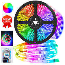 16 Color LED Strip Light With Remote (Including both side tape)