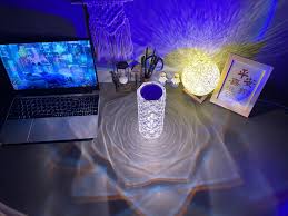 16 Colors Rose Diamond Table Touch/Remote Lamp (Both AC/DC)