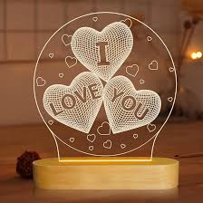 3D “I LOVE YOU” Message Table Lamp