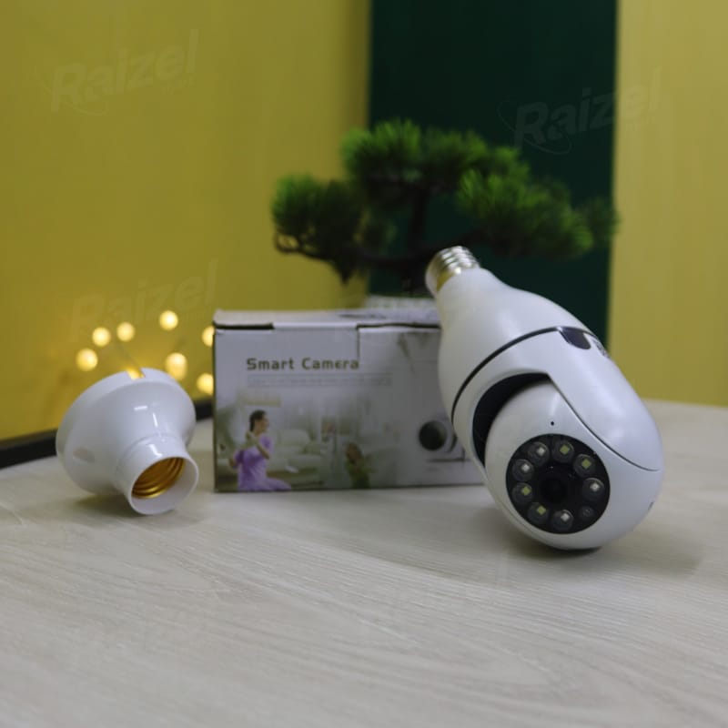 Smart Light Bulb Security IP Camera 360° WiFi View